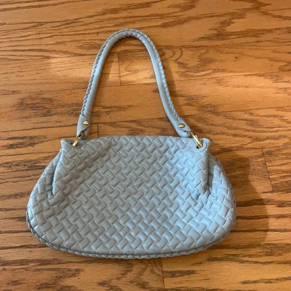 Sera Women’s Gray Quilted Leather Shoulder Bag - Picture 2 of 9